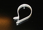 P CLIP 1 1/8" 18-HN WHITE